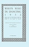 Who's Who in Dancing 1932 by 