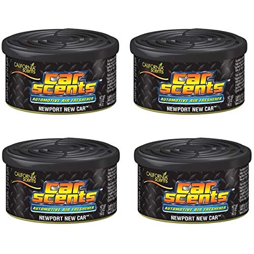 California Car Scents CCS-022 Air Freshener x4 Newport New Car Van Office Home
