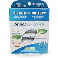 Arnica Composé Tube, 4grams, Homeopathic Medicine for Muscle and Joint Pain Relief, Swelling from injuries, Bruise & Brusing,