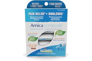 Arnica Compos�� Tube, 4grams, Homeopathic Medicine for Muscle and Joint Pain Relief, Swelling from injuries, Bruise & Brusing,