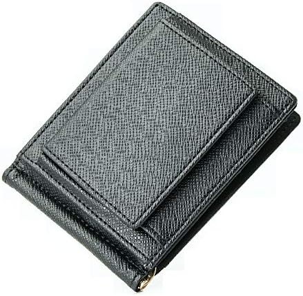 マネークリップ ボックス型 小銭入れ付き メンズ 薄い二つ折り 日本仕様 プレゼント