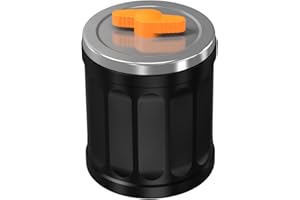 KOOLSTONE Rock Tumbler Barrel Extral Large Capacity 3.5 Lbs 5 x 6 inch, Rubber Material, with Durable Leak-proof Lid