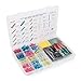 410PCS Electrical Terminals Kit MECO Assorted Crimp Terminals Set 130PCS Heat Shrink Wire Connectors + 280PCS Heat Shrink Tube