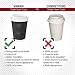 VANAKI 85 Sets - 12 Oz Disposable Paper Coffee Cups with Lids + Wooden Stirrers + 5 [BONUS] Carriers - Triple Layer Insulated Togo Hot Cups - Leak Proof Reusable Paper Cup and Lid - Fully Recyclable
