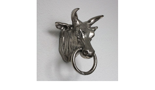 Toallero cabeza de vaca con toalla anillo : Amazon.es ...