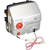 Honeywell Water Heater Gas Valve, Standing Pilot with PIEZO,SETPOINT 55-155F, SPUD Length 2" #WT8840A1500