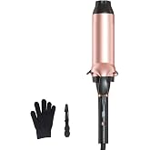 Hahahope 2 Inch Curling Iron, Extra Large Barrel for Big Beach Waves | Create big, voluminous waves with a 2" barrel, built-in clamp, 300&ndash;430&deg;F heat control, 30s heating &amp; 100&ndash;240V dual voltage.