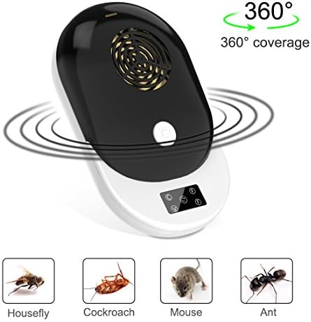 HEHUB Ultrasonic Pest Control Repeller - Electronic Mouse Repellent &amp; Mosquito Bug Repellent Plug in Home Indoor and Outdoor Warehouse for Insects - Mice, Rat, Bug, Spider, Mosquito, Flea, Roach, Ant