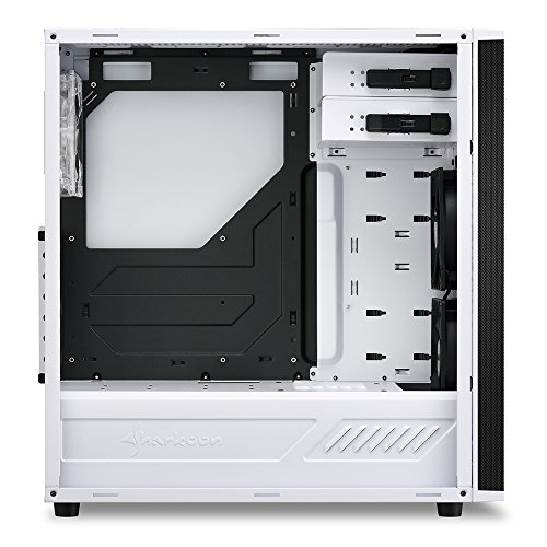 Sharkoon-M25-W-Caja-de-Ordenador-PC-Gaming-Semitorre-ATX-Acrlico-Blanco