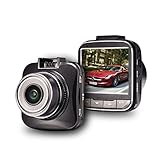 SENWOW Full HD 1080P Car DVR, 2.0 inch 170 Degree Angle View HD Dash Cam Dashboard Camcorder Vehicle Camera with G-Sensor, Night vision, WDR, 6-Glass Lens, Motion Detection, Come with 16GB TF Card