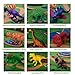 Wowok Dinosaur Toys with Activity Play Mat & Trees, Educational Realistic Plastic Dinosaur Figures Playset Including T-Rex, Allosaurus, etc, to Create a Dino World Gift for Boys and Girls