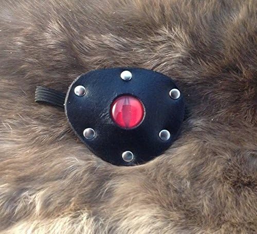 Leather Dragon Eye Patch #01 Cosplay LARP SCA Steampunk Pirate Halloween Theater Stage TV