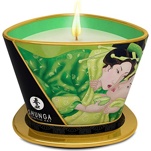 SHUNGA MASSAGE CANDLE 170 ML GREEN TEA