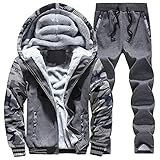 Men's Winter Fleece Tracksuit Lightweight Soft