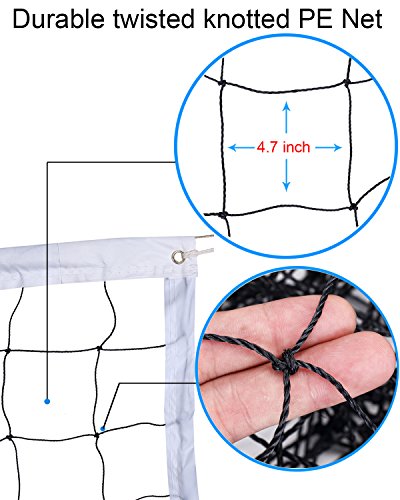 YLOVAN Volleyball Net for Pool Beach Park Backyard Outdoor or Indoor Sports Portable Volleyball Replacement Net(32 FT x 3 FT) Poles Not Included