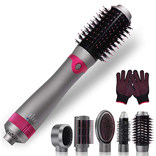 Aykerr - cepillos de aire caliente 6 en 1 para peinar el cabello,