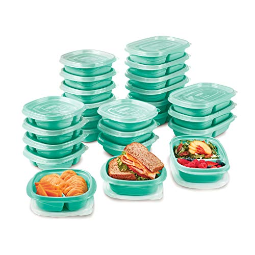 Rubbermaid 50Piece Food Storage Containers with Lids for Lunch, Meal