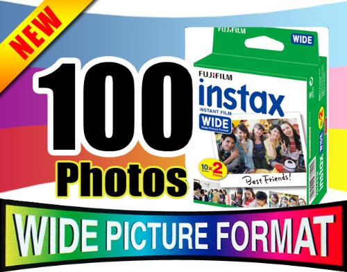 Fujifilm Instax - Lot de 5 boîtes de 20 pellicules (100 Photos Format Large) pour Fuji Instax 210 - Image 2