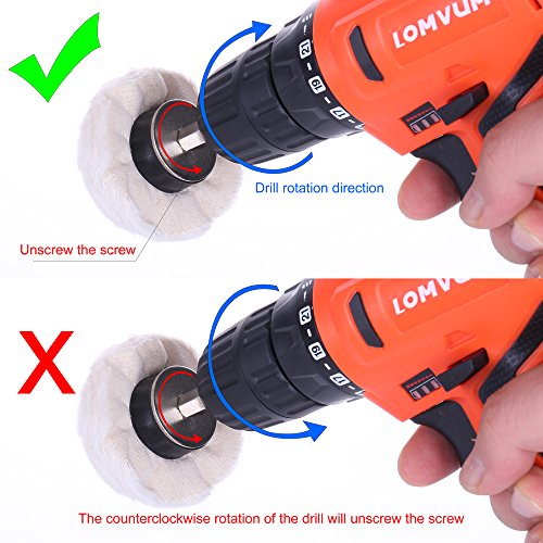 SCOTTCHEN Cotton Buffing Polishing Wheel for Drill White Flannelette Cone/Column/Ball/TShaped