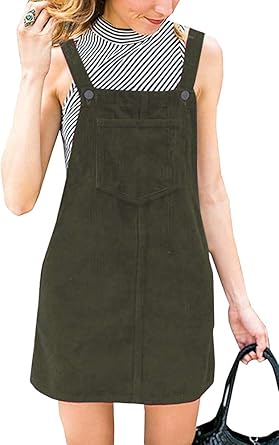 corduroy overall dress womens
