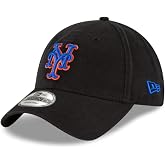 New Era MLB Core Classic 9TWENTY Adjustable Hat Cap One Size Fits All (New York Mets Black)