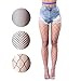 Women Fishnet Stockings – 3/4 Pairs Fishnets Tights for Dancing Party Halloween (One Size, blue, 3 pairs)