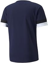 PUMA Unisex Kids Teamrise Jersey Jr Shirt Peacoat Puma White 164 EU view 2