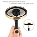 Mothca Fidget Hand Spinner Toy Circular Stress Reducer Gold Metal Brass Finger Toy Mute Balance Spin 3-5 Minutes Gadget Perfect Size for Kids Ladies ADHD Anxiety Autism Adult Gift (Round)