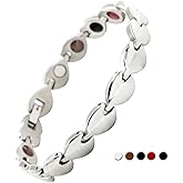 KYOSI Magnetic Bracelet Stainless Steel Magnet Jewelry for Women Gift Free Adjustment Tool