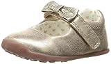 Carter's Every Step Stage 3 Girl's Walking Shoe, Sarah, Gold, 4 M US Toddler