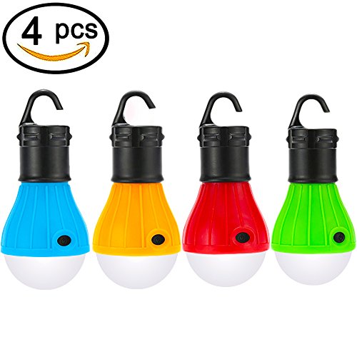 UPC 614631304460, ZLF 4 PCS LED Tent Lamp Hurricane Emergency Tent Light Backpacking Hiking Fishing &amp; Outdoor Lighting Bug Out Bag Camping Equipment Portable Tent Lantern Compact &amp; Water Resistant Gift