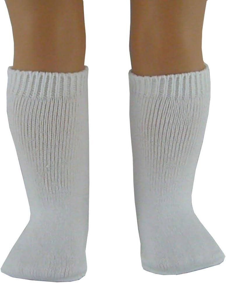 Doll Clothes Sew Beautiful White Knee High Socks for 18" American Girl