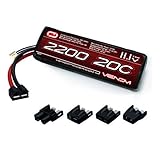 Venom 20C 3S 2200mAh 11.1V LiPo Battery with Universal Plug (EC3/Deans/Traxxas/Tamiya) for RC Car Truck Plane Drone Heli