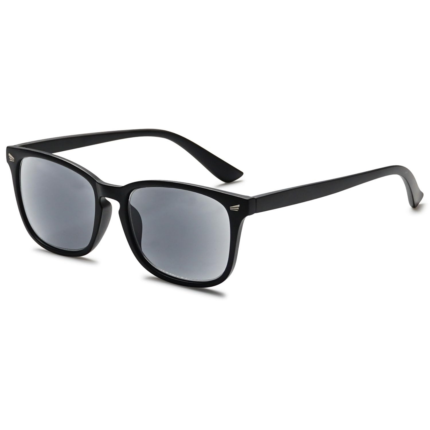 VEVESMUNDO Sun Reading Glasses Sunglasses Rectangle UV Protection Readers with Reading Lenses