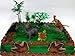 Prehistoric Diplodocus DINOSAUR 12 Piece Birthday CAKE Topper Set Featuring a Diplodocus and 4 Random Dinosaur Figures, Themed Decorative Accessories, Dinosaurs Average 1/2