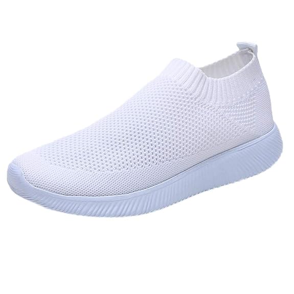 YWLINK Damen Socken Schuhe Outdoor Schuhe Freizeit Slip On Bequeme Sohlen Sports Atmungsaktiv Mesh Schuhe