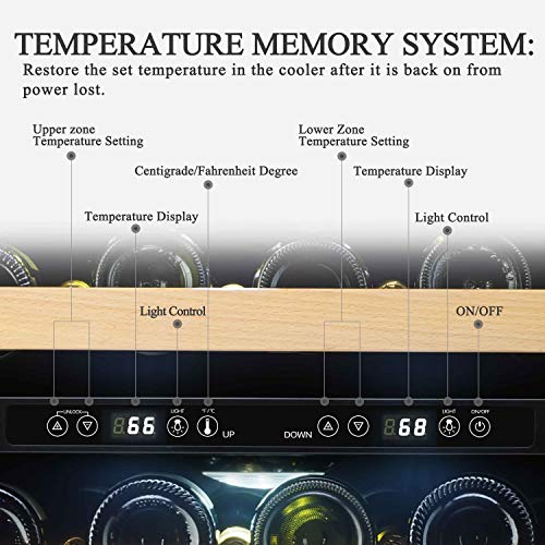 2 Sipmore+Refrigerator+Freestanding+Double+Layer+Temperature