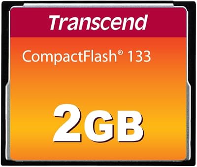 Transcend 2GB CompactFlash 133 CF Card Ultra DMA 4 MLC NAND DSLRs TS2GCF133
