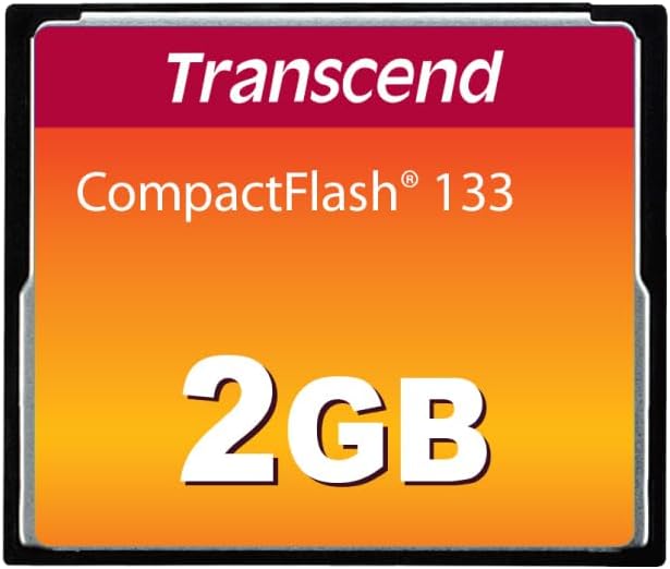 Transcend 2GB CompactFlash 133 CF Card Ultra DMA 4 MLC NAND DSLRs TS2GCF133