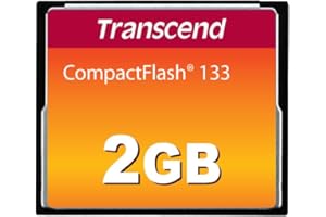 Transcend 2GB CF133, CompactFlash Memory Card, SLR Camera Card, MLC - TS2GCF133