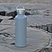MIRA Alpine Stainless Steel Vacuum Insulated Water Bottle with 2 Lids, Durable Powder Coated Thermos | 25 oz (750 ml) | Gray