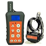 EASYPET 1200M Remote Dog Training Collar System/Rechargeable Waterproof Shock Collar for Dogs of (Small, Medium and Large Dogs)