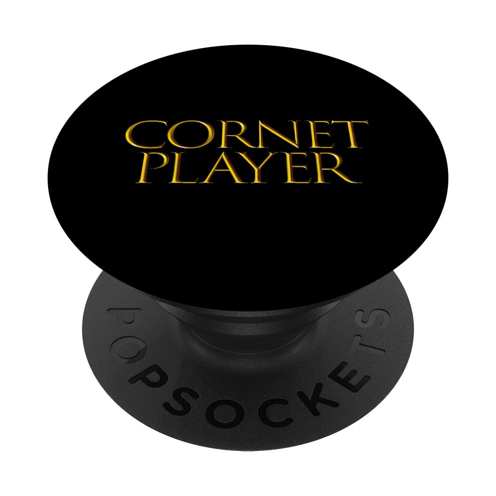 Cornet Player Best Wind Music Instrument Musician Cornets PopSockets Adhesive PopGrip