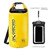 Gecko-Equipment-Waterproof-Dry-Bag-Roll-Top-Dry-Compression-Sack-Designed-to-Keep-Your-Gear-Dry-Include-Phone-Dry-Bag-Perfect-for-Kayaking-Boating-Canoeing-Fishing-Rafting-Beach-and-Camping