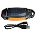 XTG Solar Charger, Compact Solar Bank Battery Pack (1800mAh, 5A Output) with Flashlight Lantern, USB and Solar Panel Charger for Outdoor Hiking, Adventure, Camping and Portable Emergency Travel Power