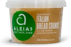 Aleia’s Gluten Free Italian Bread Crumbs – 13oz (1 Pack) – Breading for Chicken, Meatballs & More – Non-GMO, Dairy Free, Low 