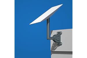 Foboull Adjustable Short Wall Mount Kit 𝗳𝗼𝗿 𝗦𝘁𝗮𝗿𝗹𝗶𝗻𝗸 𝗚𝗲𝗻𝟮 𝗗𝗶𝘀𝗵, Compatible with Starlink Actuated V2, Includes Roof Mount Adapter,Star Links Internet Satellite Kit, for Short Eaves