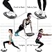 Bestamber Balance Board, Wobble Board Exercise Core Balance Trainer No-Skid Surface Stability Board for Kids Playing Adults Workout Physical Therapy - Gray …