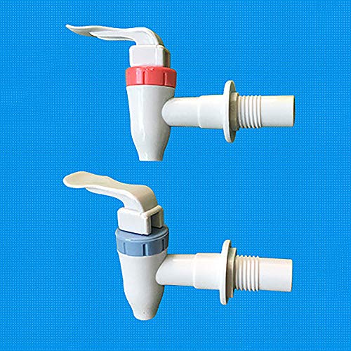?Water Dispenser Tap Maserfaliw Universal Plastic Push Type Cold Hot Water Dispenser Tap Faucet Replacement - Blue, Housewares, Offices, Outdoor, Holiday Gifts. - Thumbnail 2