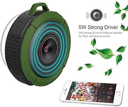 Amazon Com Bluetooth Speaker Gaosa Bluetooth Wireless Waterproof Shower Speaker With 5w Speaker Mic Hands Free Calling Function For Shower Outdoor Activities Home Audio Theater